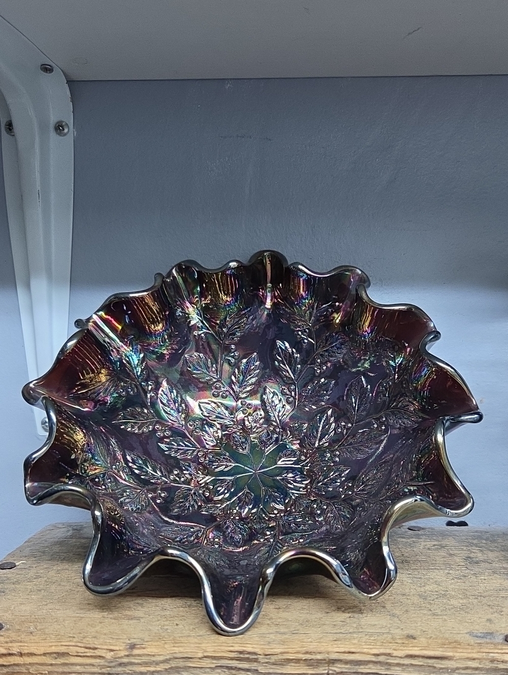 Vintage Fenton Carnival Glass Dish